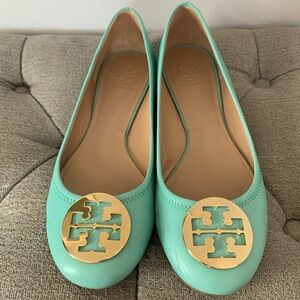 Tory Burch Reva ballet flat in color waterfront
